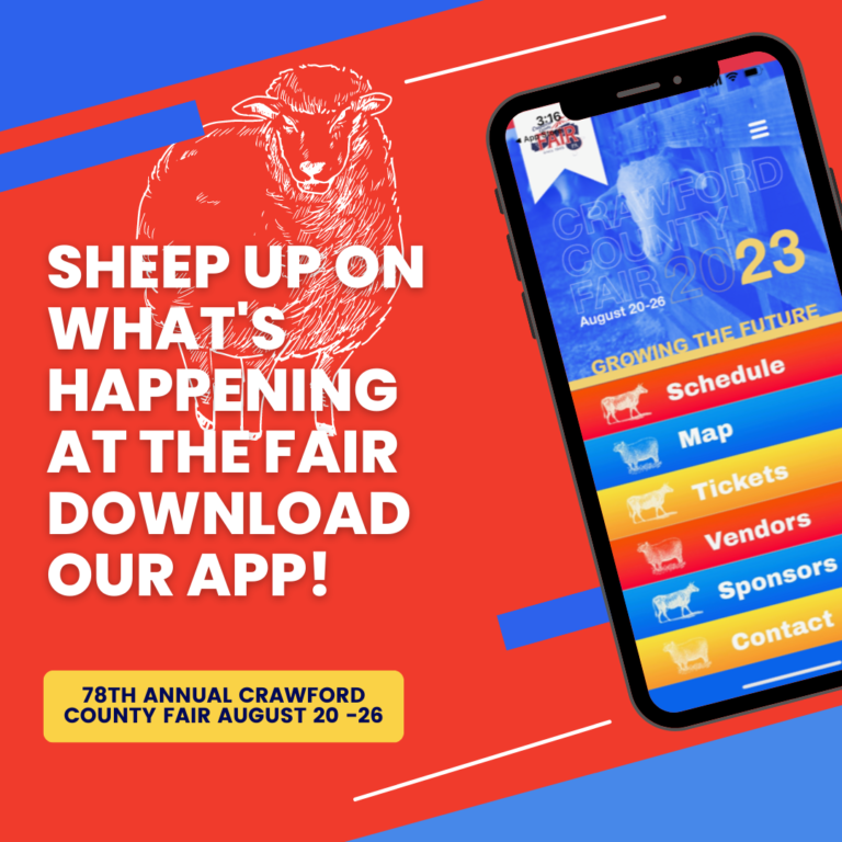 2025 Daily Fair Schedule Tentative Crawford County Fair